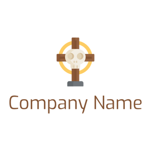 Cross logo on a White background - Religieus