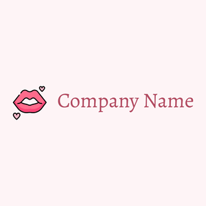 Lips logo on a Lavender Blush background - Mode & Schönheit