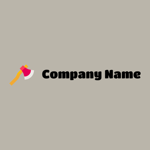 Axe logo on a Grey Nickel background - Bouw & Gereedschap