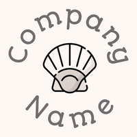 Clam on a Seashell background - Dieren/huisdieren