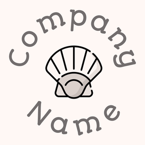 Clam on a Seashell background - Dieren/huisdieren