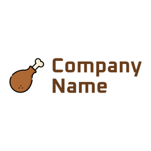 Chicken logo on a White background - Food & Drink