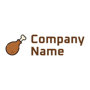 Chicken logo on a White background - Nourriture & Boisson