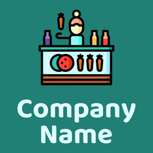 Juice logo on a Allports background - Alimentos & Bebidas