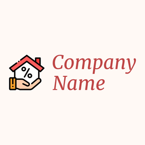 Mortgage logo on a Seashell background - Bienes raices & Hipoteca