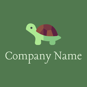 Turtle logo on a Killarney background - Animali & Cuccioli