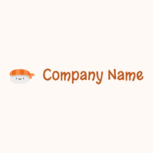 Sushi logo on a Seashell background - Alimentos & Bebidas