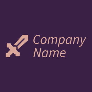 Sword logo on a Violent Violet background - Arte & Intrattenimento