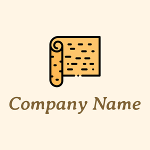 Cork logo on a Floral White background - Abstrait