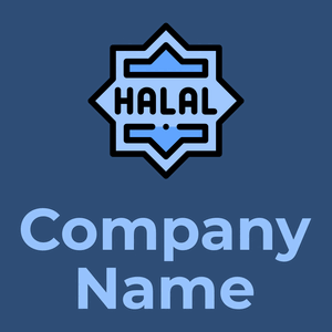 Halal logo on a St Tropaz background - Food & Drink