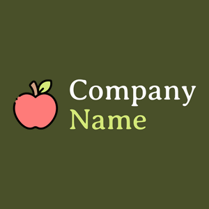 Salmon Apple on a Bronzetone background - Landbouw