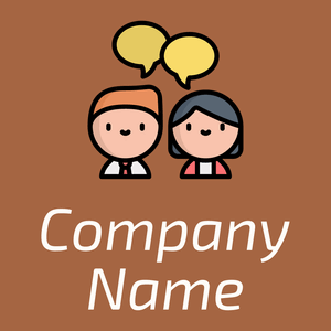 Conversation logo on a Tuscany background - Communicações