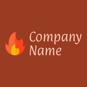 Fire on a Rich Gold background - Sicherheit