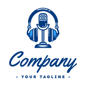radio microphone and headphones logo - Entretenimento & Artes