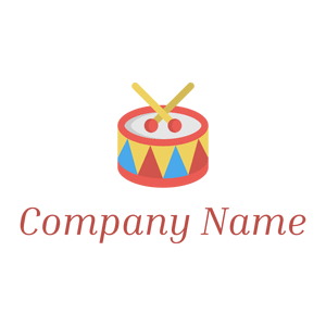 Circus Drum logo on a White background - Arte & Intrattenimento