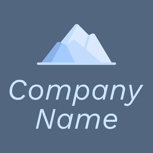Mountain on a Kashmir Blue background - Milieu & Ecologie