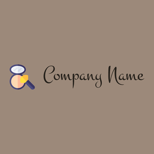 Makeup artist logo on a Almond Frost background - Moda & Belleza