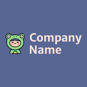 Frog logo on a Waikawa Grey background - Animales & Animales de compañía