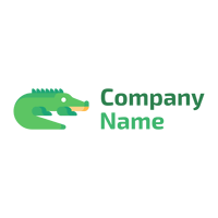 Crocodile on a White background - Tiere & Haustiere