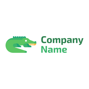 Crocodile on a White background - Dieren/huisdieren