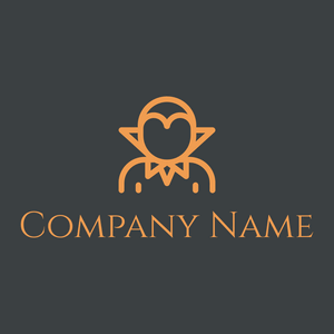 Vampire logo on a Charade background - Abstracto
