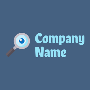 Eye logo on a Wedgewood background - Abstrato
