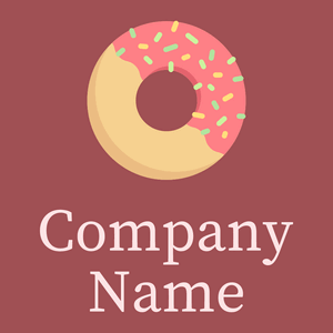Mona Lisa Donut on a Copper Rust background - Alimentos & Bebidas