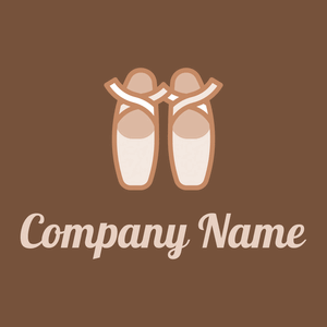 Ballet Shoes logo on a Old Copper background - Jogos & Recreação