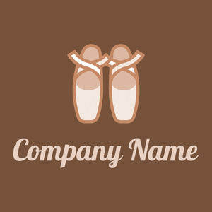 Ballet Shoes logo on a Old Copper background - Spelletjes & Recreatie