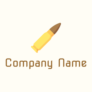 Bullet logo on a yellowish background - Abstracto