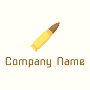 Bullet logo on a yellowish background - Abstrakt
