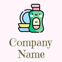 Dish soap on a Lavender Blush background - Huishoudelijk meubilair