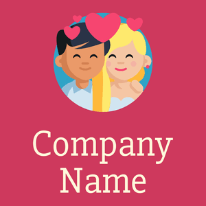 Newlyweds logo on a Old Rose background - Moda & Belleza
