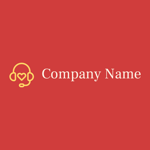 Customer Support logo on a Red background - Handel & Beratung