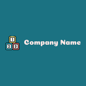 Number logo on a Allports background - Enfant & Garderie