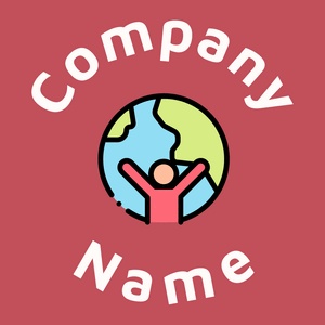 Human logo on a Fuzzy Wuzzy Brown background - Entreprise & Consultant
