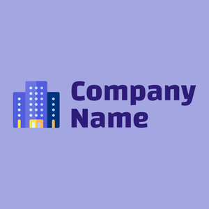Office building logo on a Perano background - Negócios & Consultoria