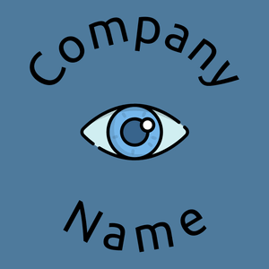 Eye logo on a San Marino background - Medicina & Farmacia