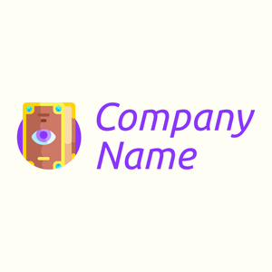 Magic book logo on a Ivory background - Abstrait