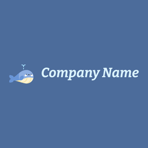 Whale logo on a San Marino background - Abstracto