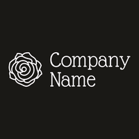 Rose logo on a Maire background - Computer
