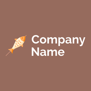Fish logo on a Dark Chestnut background - Spiele & Freizeit