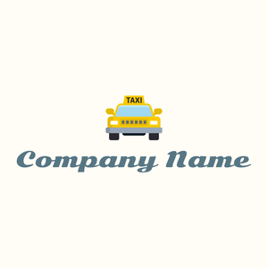 Front Taxi logo on a Floral White background - Automobili & Veicoli