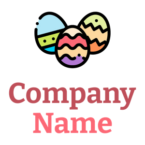 Easter egg on a White background - Religiosidade