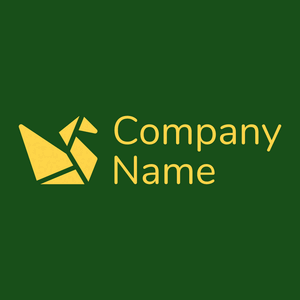 Origami logo on a Zuccini background - Animais e Pets