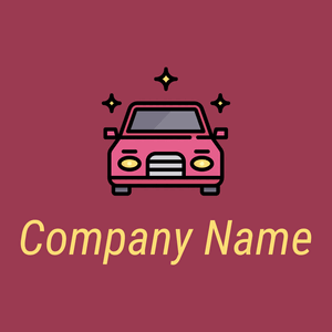 Car logo on a pink background - Autos & Fahrzeuge