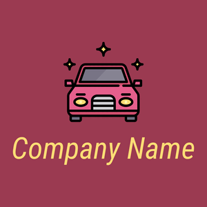 Car logo on a pink background - Automóveis & Veículos