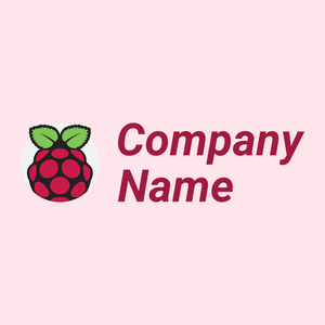 Raspberry pi logo on a Lavender Blush background - Essen & Trinken