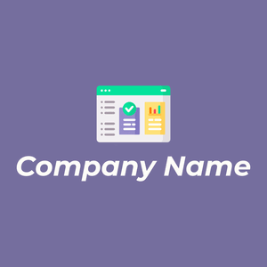 Management logo on a purple background - Negócios & Consultoria