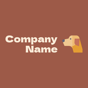 Labrador logo on a Crail background - Animais e Pets